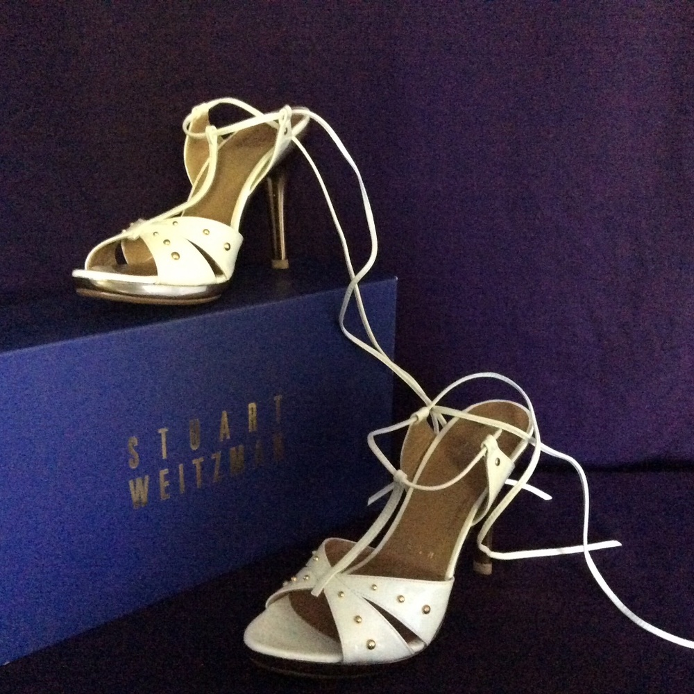 SW Celebrity Chalk Soft Patent Heels 5.5